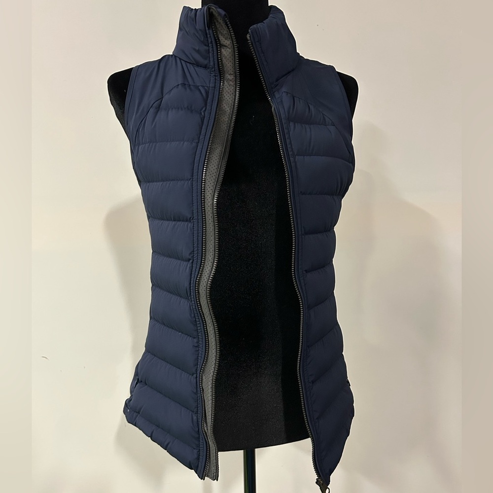 Lululemon Navy thin Puffer Vest